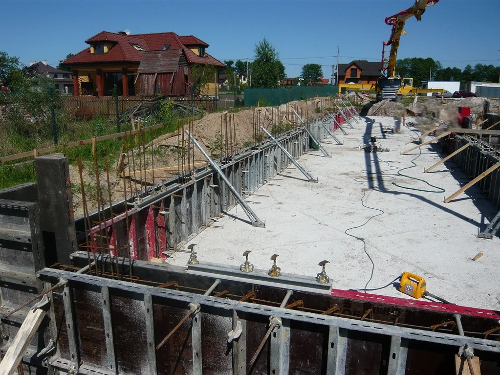 Budowa przedszkole płyta fundamentowa