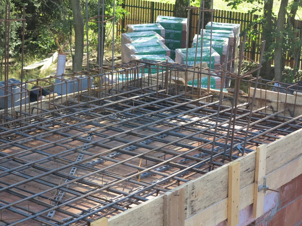 zbrojenie stropu parteru 