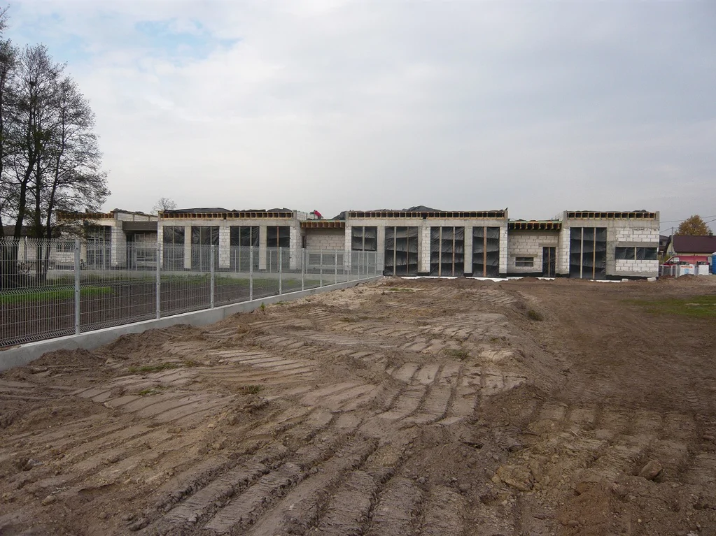 Budowa przedszkola, stan surowy 